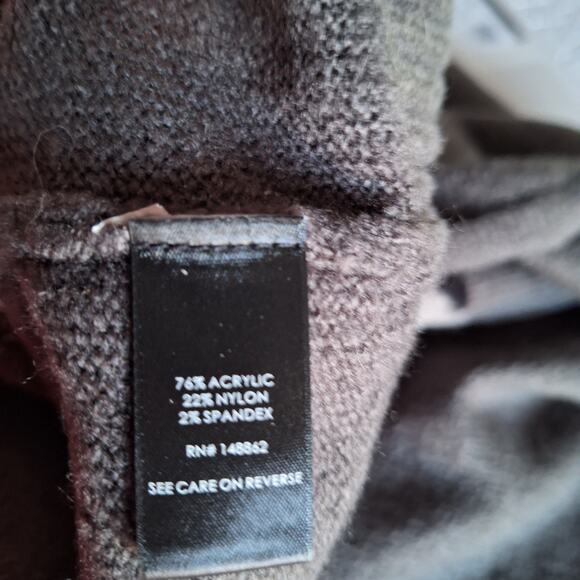 Torrid 1 Women 14/16 1x Gray Soft Plush Knit Star Knit Crewneck Sweater - Picture 6 of 9